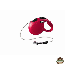 Flexi New Classic zsinóros automata póráz XS 3m 8kg-ig piros nyakörv, póráz, hám kutyáknak