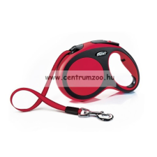  Flexi New Comfort L Tape Szalagos Póráz 5M 60Kg - Piros nyakörv, póráz, hám kutyáknak