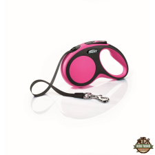 Flexi New Comfort szalagos automata póráz S 5m 15kg-ig rose nyakörv, póráz, hám kutyáknak