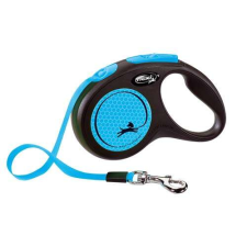  flexi New Neon S szalag 5m kék 15 kg-ig nyakörv, póráz, hám kutyáknak