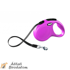 Flexi új Classic szalag M 5m pink 25kg-ig nyakörv, póráz, hám kutyáknak