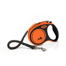 Flexi Xtreme S/5m Csévélő szalagos kutyapóráz - Narancssárga nyakörv, póráz, hám kutyáknak