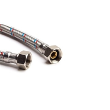 Flexibilis bekötőcső vízre 1/2"-3/8" BB. 20 cm. hűtés, fűtés szerelvény