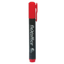 FLEXOFFICE Alkohos marker, 1,5 mm, kúpos, FLEXOFFICE "PM03", piros filctoll, marker