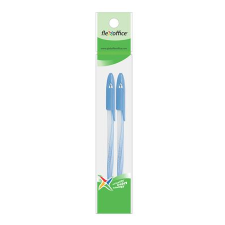 FLEXOFFICE Candee kupakos golyóstoll - 0.3mm / Kék (2 db) (FO-027BLUEBL) toll