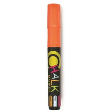 FLEXOFFICE Krétamarker, 2,5 mm, FLEXOFFICE &quot;Chalkmarker&quot;, narancs filctoll, marker