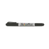 FLEXOFFICE PM01 0.4/1.0mm Kétvégű Alkohos marker - Fekete (OW-8426)
