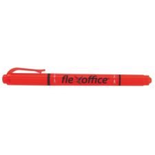 FLEXOFFICE Szövegkiemelő, 1,0/4,0 mm, kétvégű, FLEXOFFICE "HL01", narancs filctoll, marker