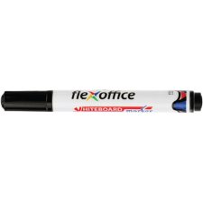 FLEXOFFICE Táblamarker, 2,5 mm ,kúpos, FLEXOFFICE WB03, fekete (FOWB03FK) filctoll, marker