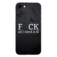 Flippy Apple iPhone 7 Plus többszínű tok FCUK üzenet tok és táska