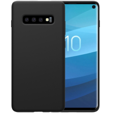 Flippy Samsung S10 folyékony szilikon tok kompatibilis védőtok fekete tok és táska
