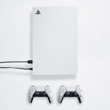 FloatingGrip Floating Grip Wandhalterung PS5    2xController weiß (FG-PS5-130W-151W-BU) monitor kellék