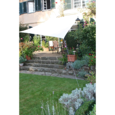 Floracord négyszögletű napvitorla világ. elefántcsont 250 cm x 300 cm esővédővel kerti bútor
