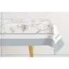  FLORES pasztell kék virág mintás asztalterítő 100x100 cm