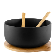 FLORINA Adria Saláta készlet 3,5 l, fekete, fekete konyhai eszköz