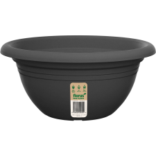  Florus Mediterran virágtál 30 cm átmérő antracit kerti dekoráció