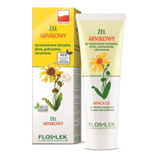  Flos-Lek Arnika Gél kiterjedt hajszálerek, zúzódások, duzzanatok kezelésére, 50 ml gyógyhatású készítmény