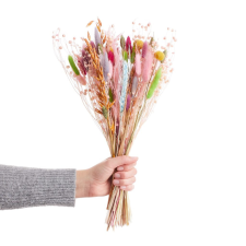 FLOWER MARKET szárított virágcsokor, színes 55 cm dekoráció