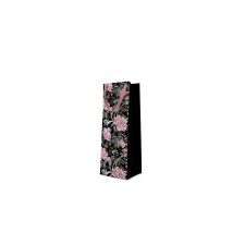 Flowers Mystery papír ajándéktáska italos 12x37x10cm ajándéktasak