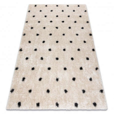 Fluffy Szőnyeg FLUFFY 2370 shaggy pontok - krém / antracit 160x220 cm lakástextília