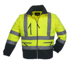  FLUO PULÓVER LEVEHETŐ UJJÚ SÁRGA/KÉK_L (ST)