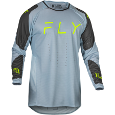 FLY RACING Evolution DST 2024 szürke-fekete-fluo sárga motocross mez