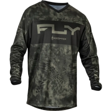 Fly RACING F-16 Kryptec S.E. Mez - Moha Szürke/Fekete motocross mez