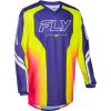 FLY RACING F-16 Raze ifjúsági mez – lila/piros/sárga FLY RACING Sisakok és ruházat Motocross ruházat Motocross mezek
