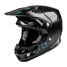 FLY RACING Formula S Carbon motocross bukósisak fekete bukósisak