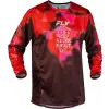 FLY RACING Kinetic Blur Jersey - Piros/Bordó FLY RACING Sisakok és ruházat Motocross ruházat Motocross mezek