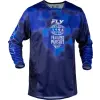 FLY RACING Kinetic Blur mez – kék/sötétkék FLY RACING Sisakok és ruházat Motocross ruházat Motocross mezek