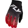 FLY RACING Kinetic Fade kesztyű – fekete/piros/fehér FLY RACING Sisakok és ruházat Kesztyűk