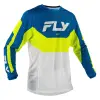 FLY RACING Kinetic Mesh Jersey - Blue / White / Hi-Vis Kinetic hálós mez - kék / fehér / élénksárga FLY RACING  Sisakok és ruházat Motocross ruházat Motocross mezek