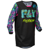 FLY RACING KINETIC MUTANT gyerek motokrossz mez fekete-multicolor