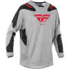 FLY RACING Kinetic SYM mez - Világosszürke/Piros/Fekete FLY RACING Sisakok és ruházat Kiegészítő ruha