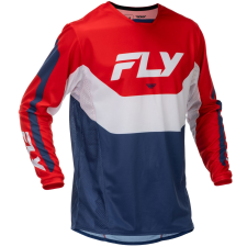 FLY RACING Kinetic USA motokrossz mez piros-fehér-kék motocross mez