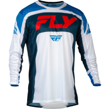 FLY RACING Lite 2024 motocross mez piros-fehér-kék motocross mez