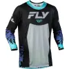 FLY RACING Lite Flake mez – fekete/szürke/többszínű FLY RACING Sisakok és ruházat Motocross ruházat Motocross mezek