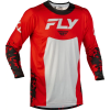 FLY RACING Lite Flake mez – piros/szürke/fekete FLY RACING Sisakok és ruházat Motocross ruházat Motocross mezek