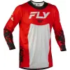 FLY RACING Lite Flake mez – piros/szürke/fekete FLY RACING Sisakok és ruházat Motocross ruházat Motocross mezek