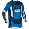 FLY RACING Lite mez - kék/fehér FLY RACING Sisakok és ruházat Motocross ruházat Motocross mezek