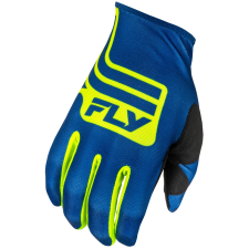 FLY RACING Lite motokrossz kesztyű kék-fluo sárga motoros kesztyű