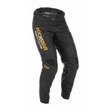 FLY RACING Motocross Pants FLY Racing Kinetic Rockstar 2022 Arany-Fekete motoros nadrág