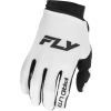 FLY RACING Pro Lite kesztyű - fehér/fekete FLY RACING Bicikli alkatrészek Kerékpáros ruházat Kerékpáros kesztyűk