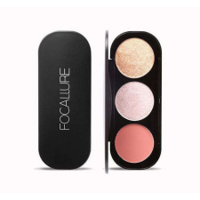 Focallure Blush & Highlighter, highlighter és bronzosító paletta, 03-as árnyalat arcpirosító, bronzosító