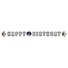 Focis Kick It Happy Birthday papír felirat 180 cm party kellék
