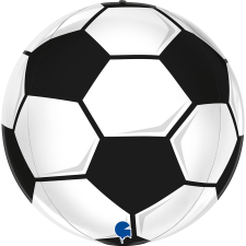 Focis Soccer Ball 4D fólia lufi 38 cm party kellék