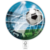  Focis Soccer Fans papírtányér 8 db-os 23 cm FSC