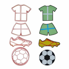  Focis süteményformázó 4 darabos konyhai eszköz