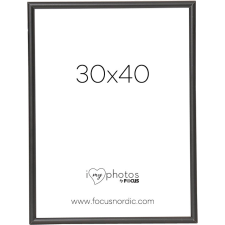 Focus Képkeret - Can-Can Alumínium - Fekete (40x50) fényképkeret